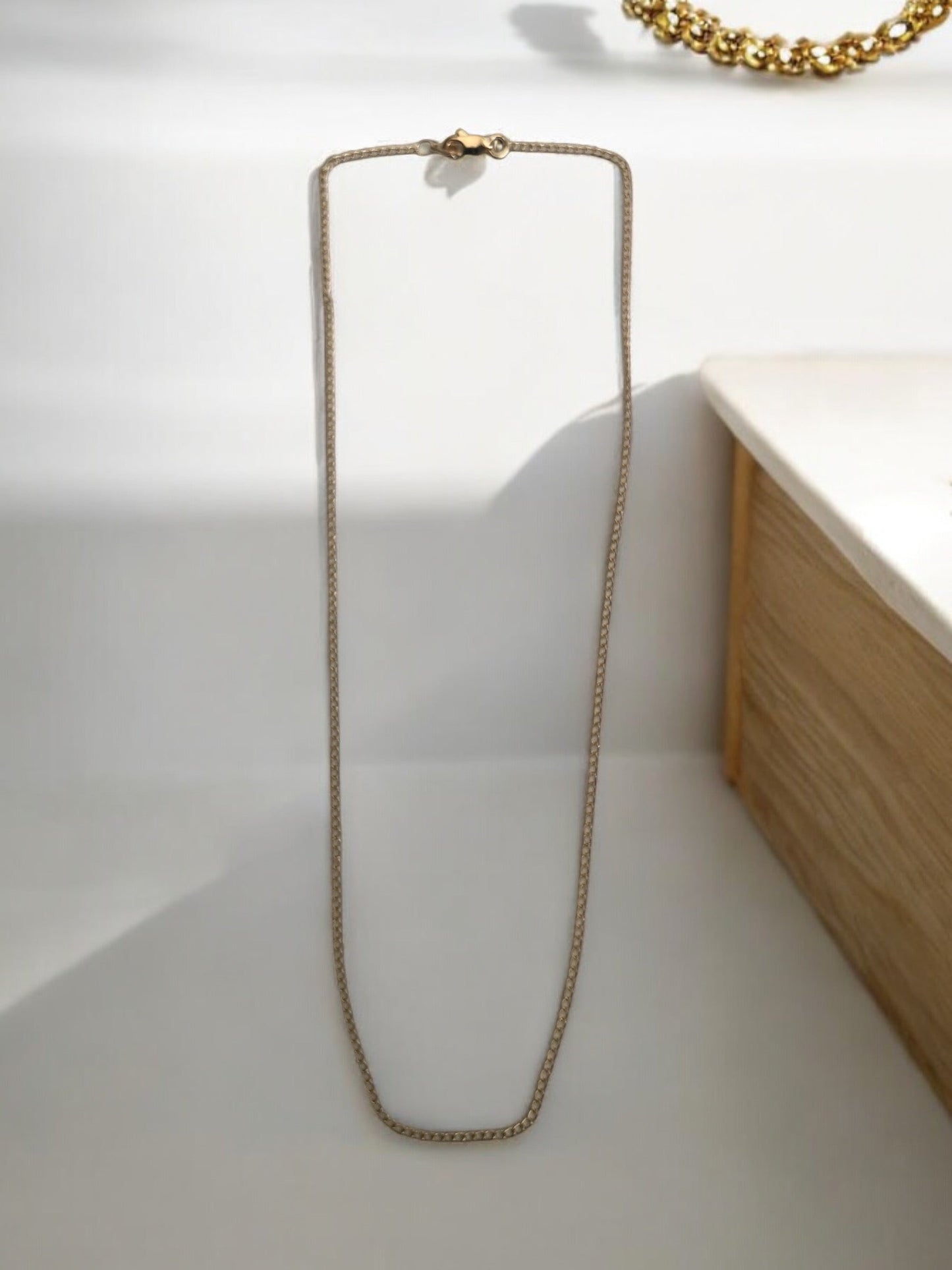Chain Link 18k Gold Electroplated Chain