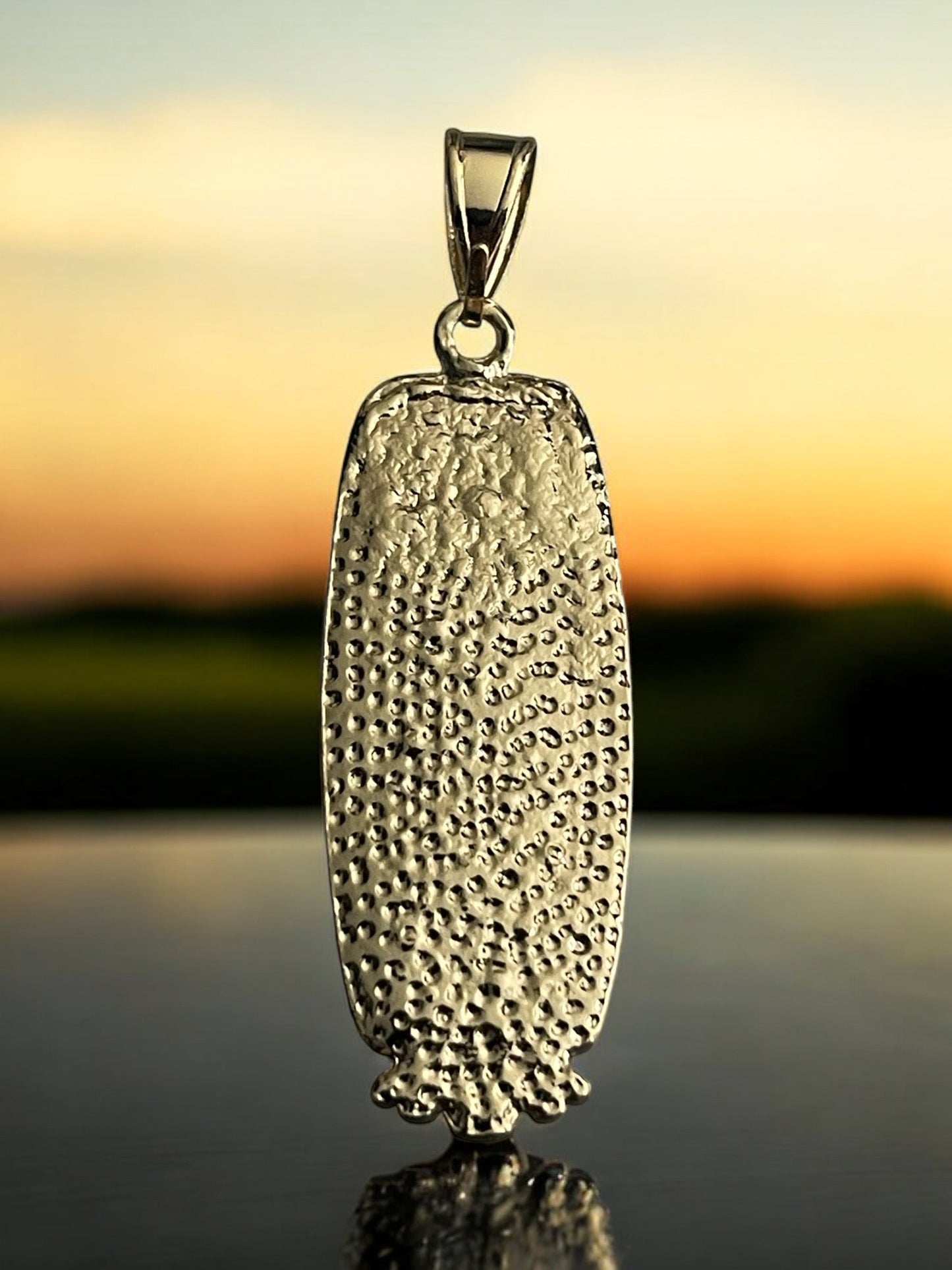 Lucky Charm 14k Gold Electroplated Pendant