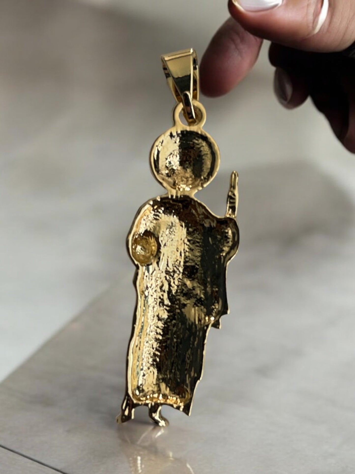 Saint Jude 14k Gold Electroplated Pendant