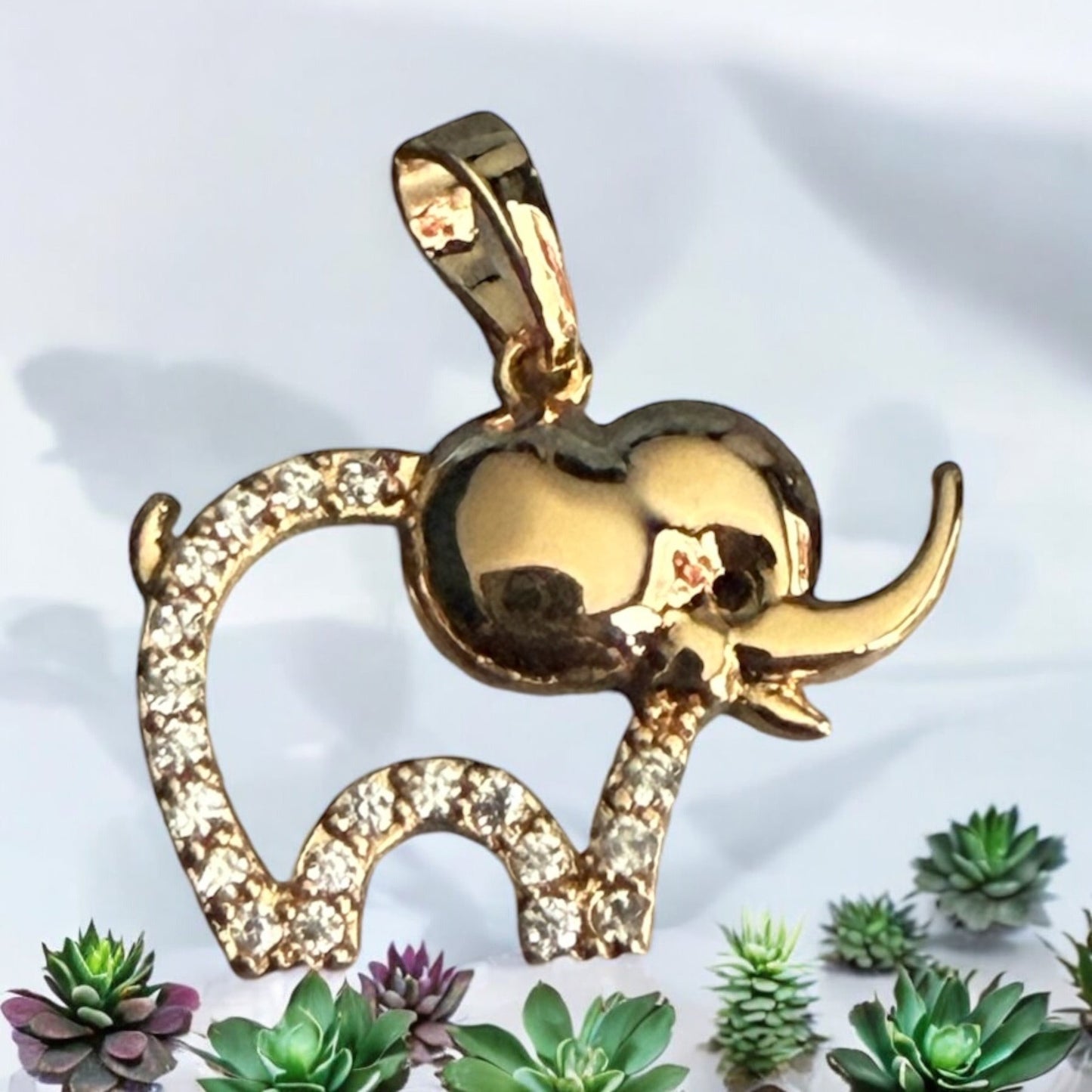Elephant Theme 18k Gold Electroplated Set