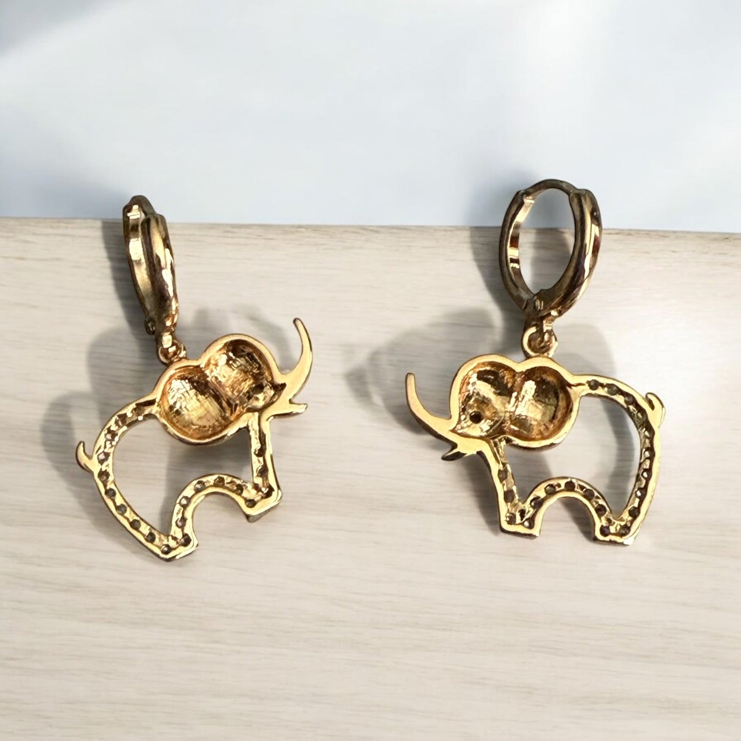 Elephant Theme 18k Gold Electroplated Set