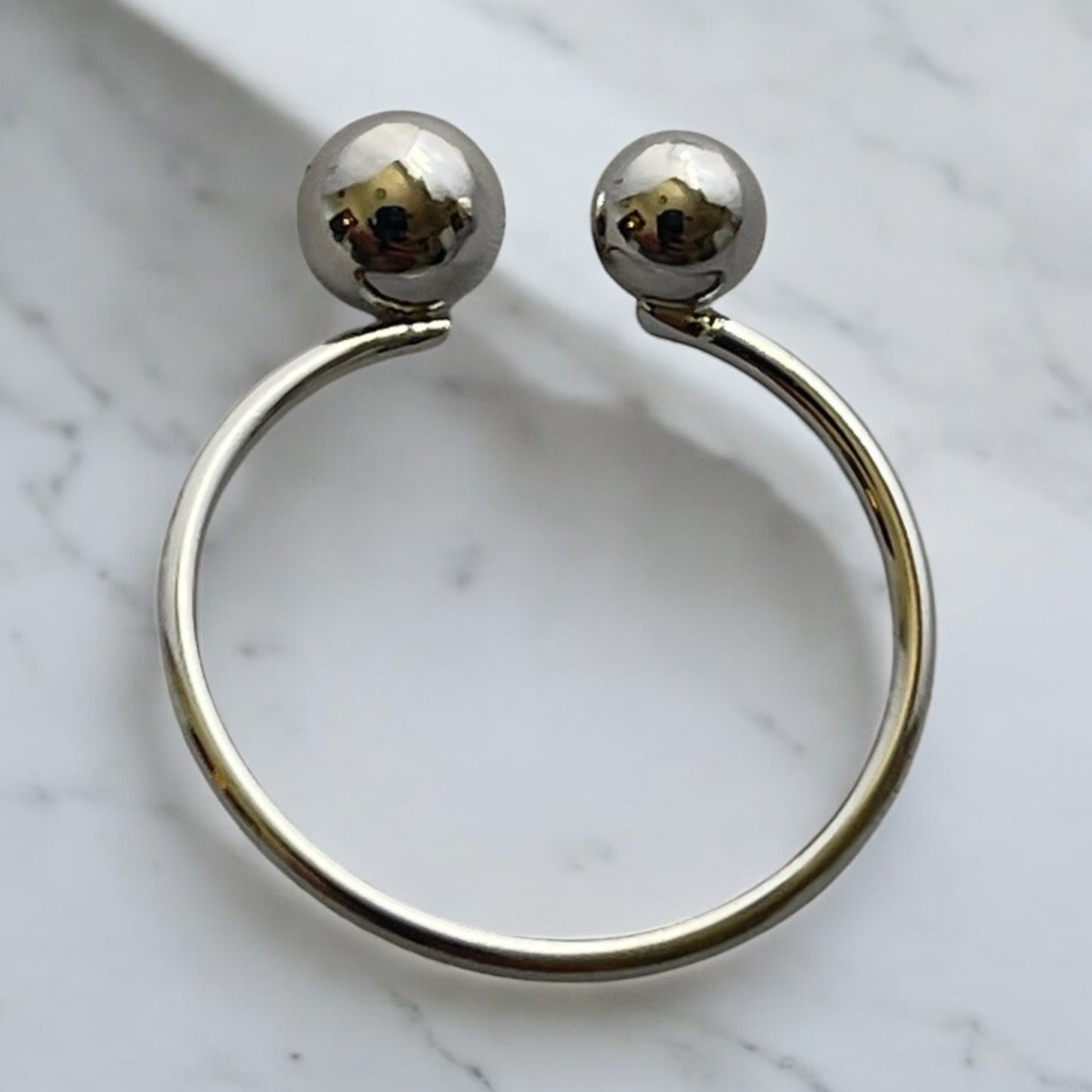Rhodium Electroplated Ring