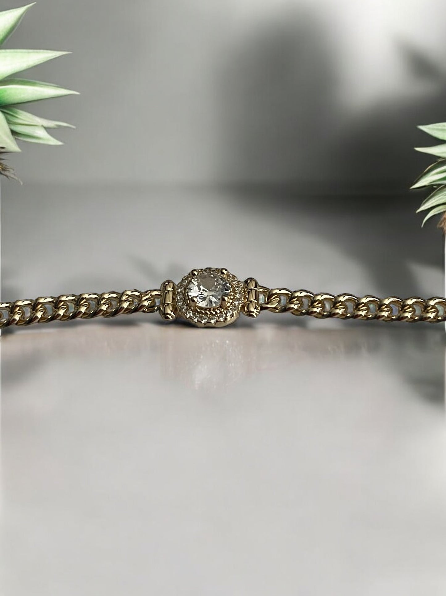Vintage Style 14k Gold Electroplated Bracelet