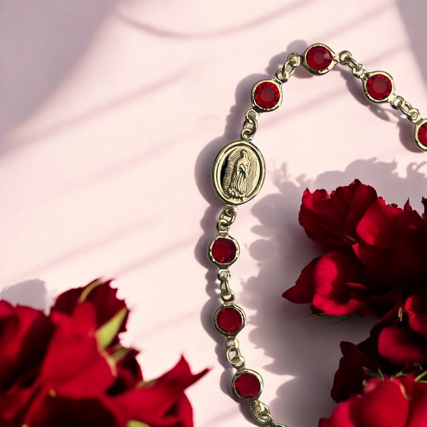 Guadalupe 14k Gold Electroplated Bracelet