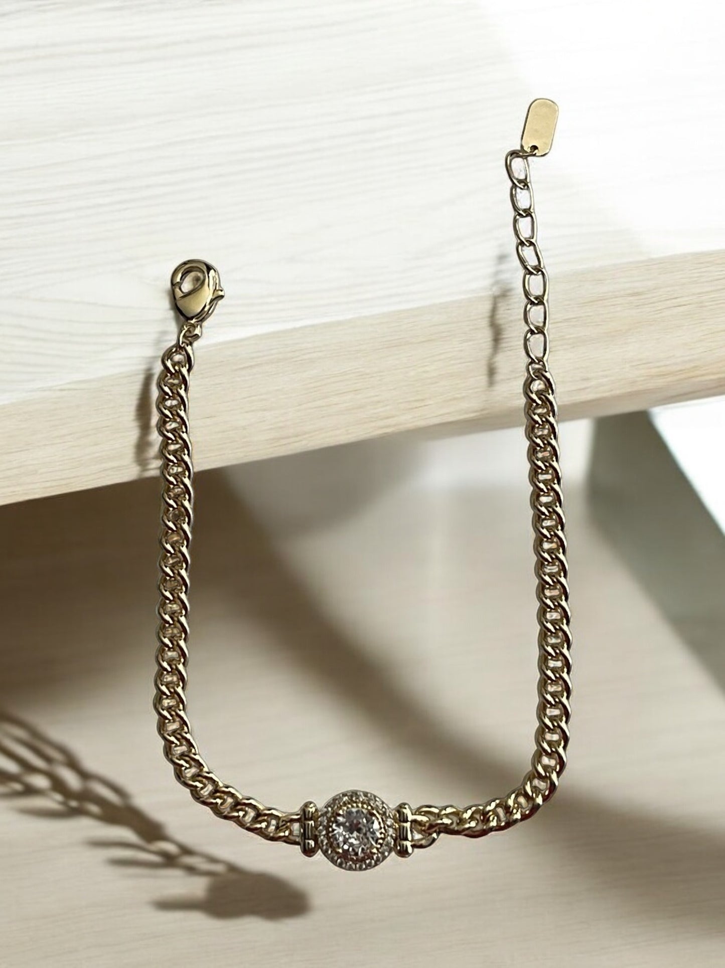 Vintage Style 14k Gold Electroplated Bracelet