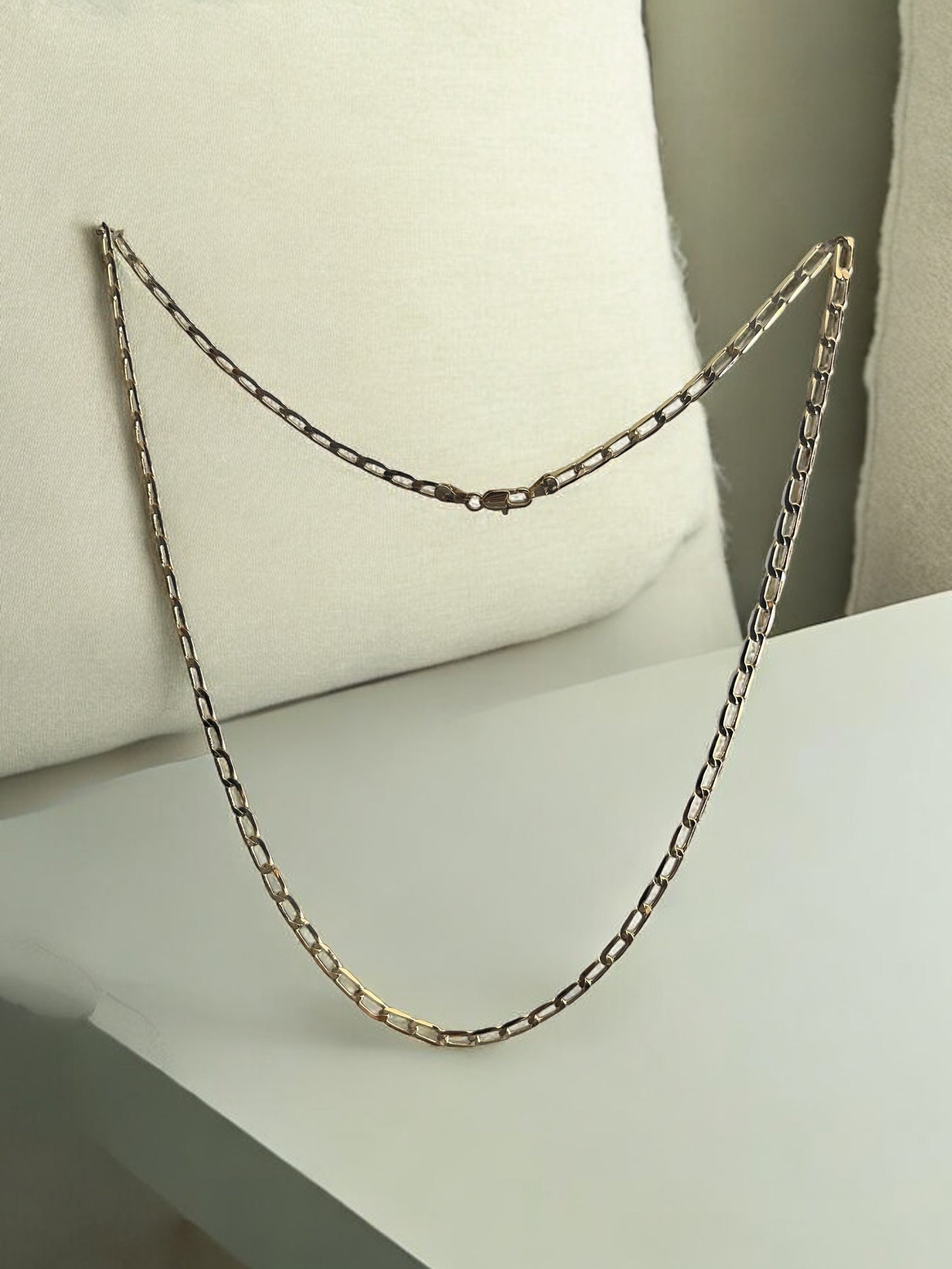 Chain Link 14k Gold Electroplated Necklace