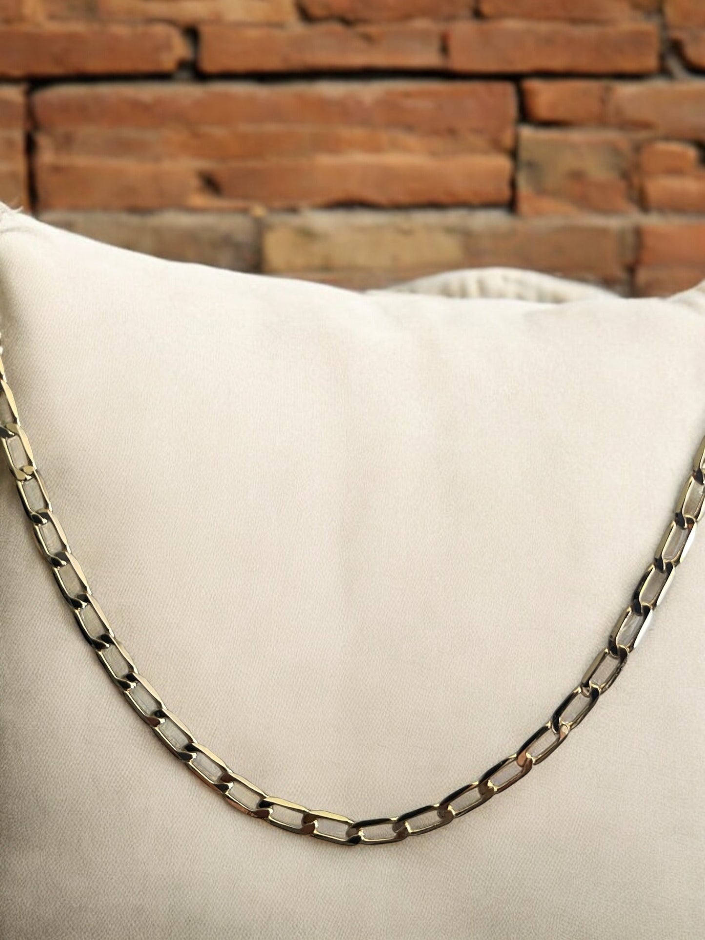 Chain Link 14k Gold Electroplated Necklace