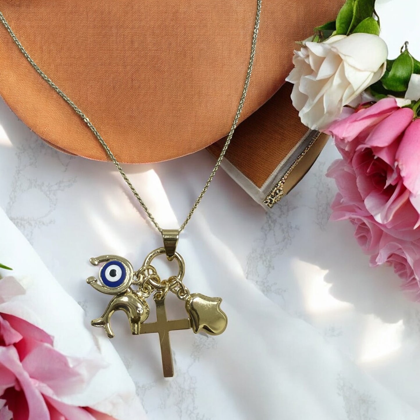 Lucky Charms 14k Gold Electroplated Pendant