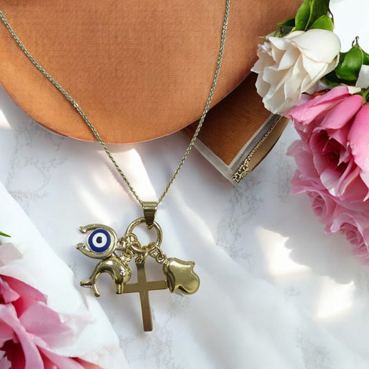 Lucky Charms 14k Gold Electroplated Pendant