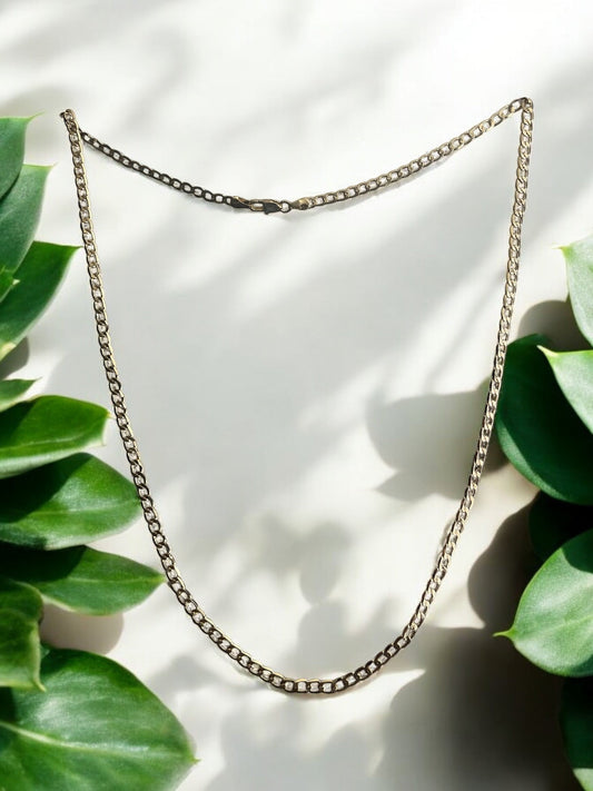 Chain Link 14k Gold Electroplated Necklace