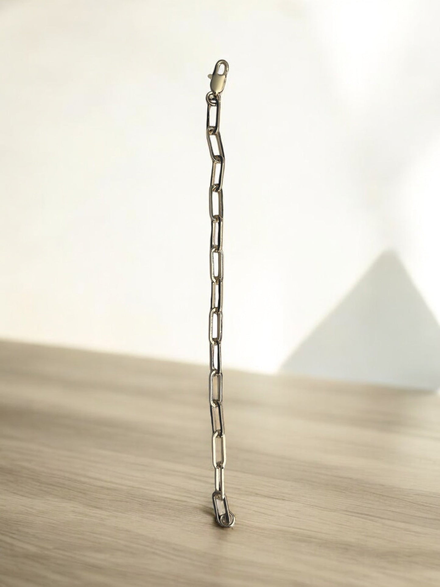 Paper Clip Design 14k Gold Electroplated Set