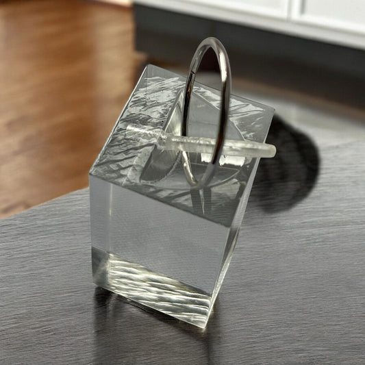 Rhodium Electroplated Band